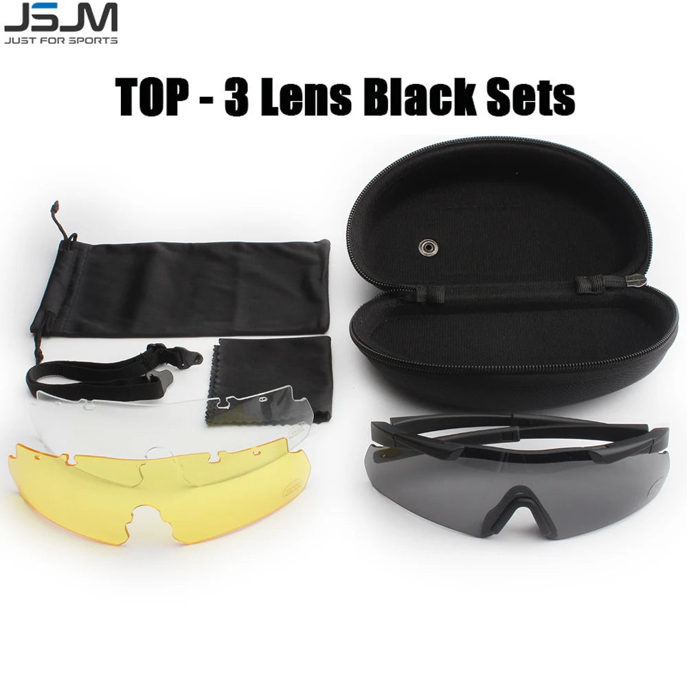 TriGuard™ 3‑Lens Tactical Goggles