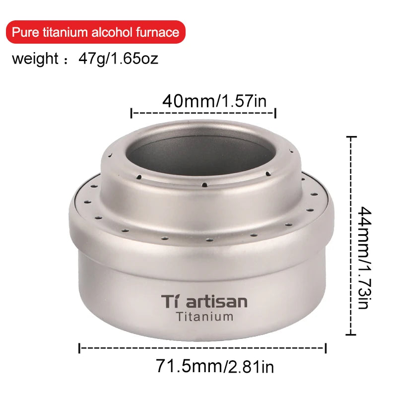 TitanFlame™ Ultralight Alcohol Stove