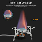 FireStorm™ 3500W Windproof Camping Stove