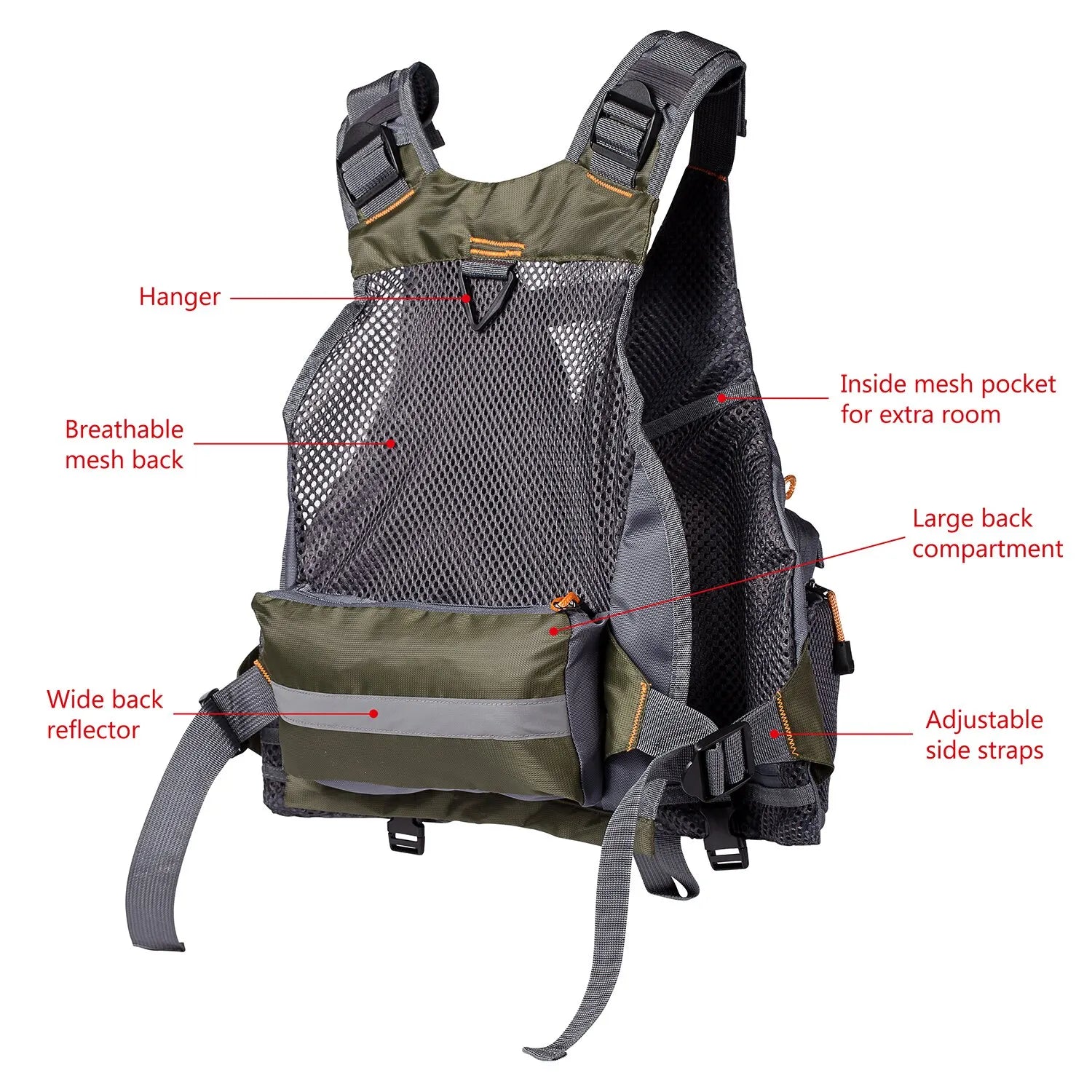 AirCast™ Breathable Fishing Vest
