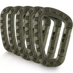 SteelGrip™ Tactical D-Ring Carabiner Set (1–10 pcs)