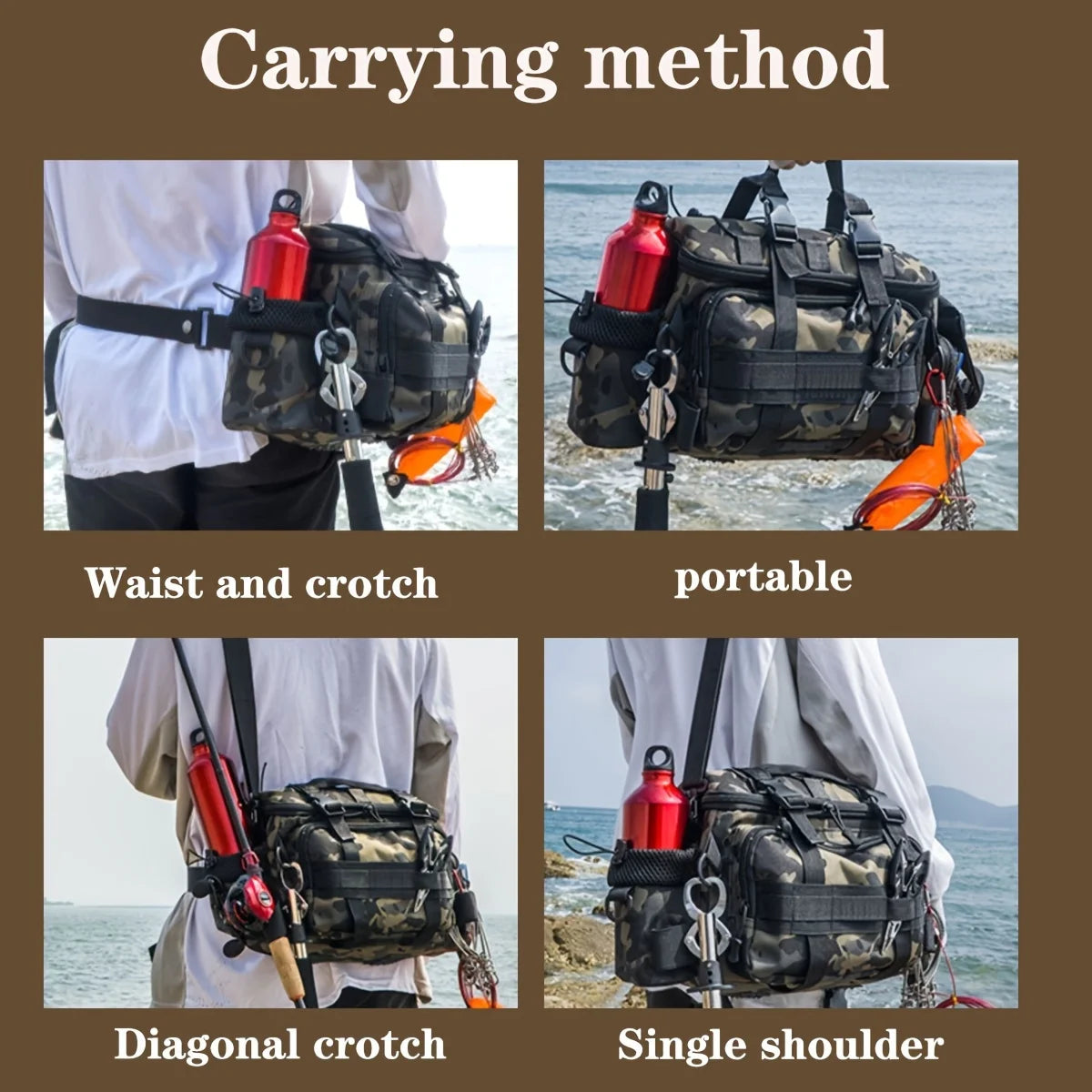 RiverSide™ Canvas Fishing Waist Pack