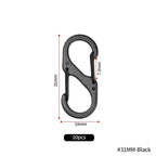 SafeClip™ S‑Lock Mini Carabiners