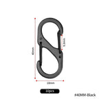 SafeClip™ S‑Lock Mini Carabiners