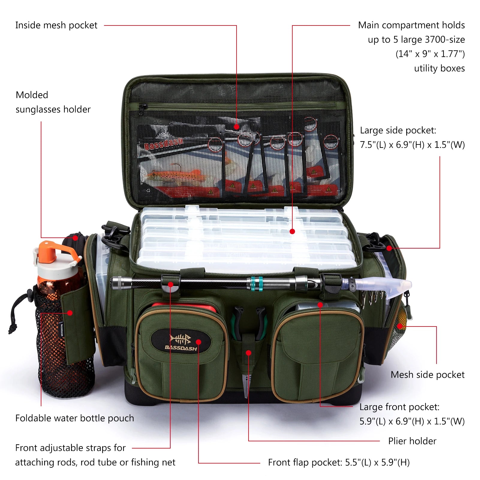BassGuard™ Tackle Pro 40
