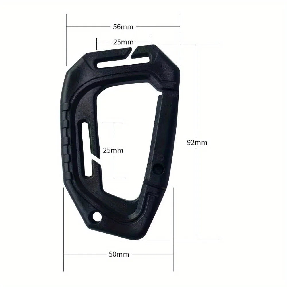TitanHook™ MOLLE D-Ring Clip Set (x5)