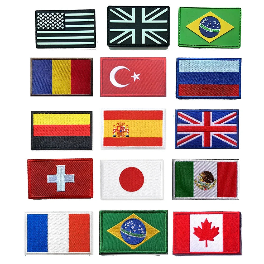 ValiantFlags™ – Patchs Tactiques Premium à Drapeaux Nationaux