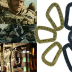SteelGrip™ Tactical D-Ring Carabiner Set (1–10 pcs)