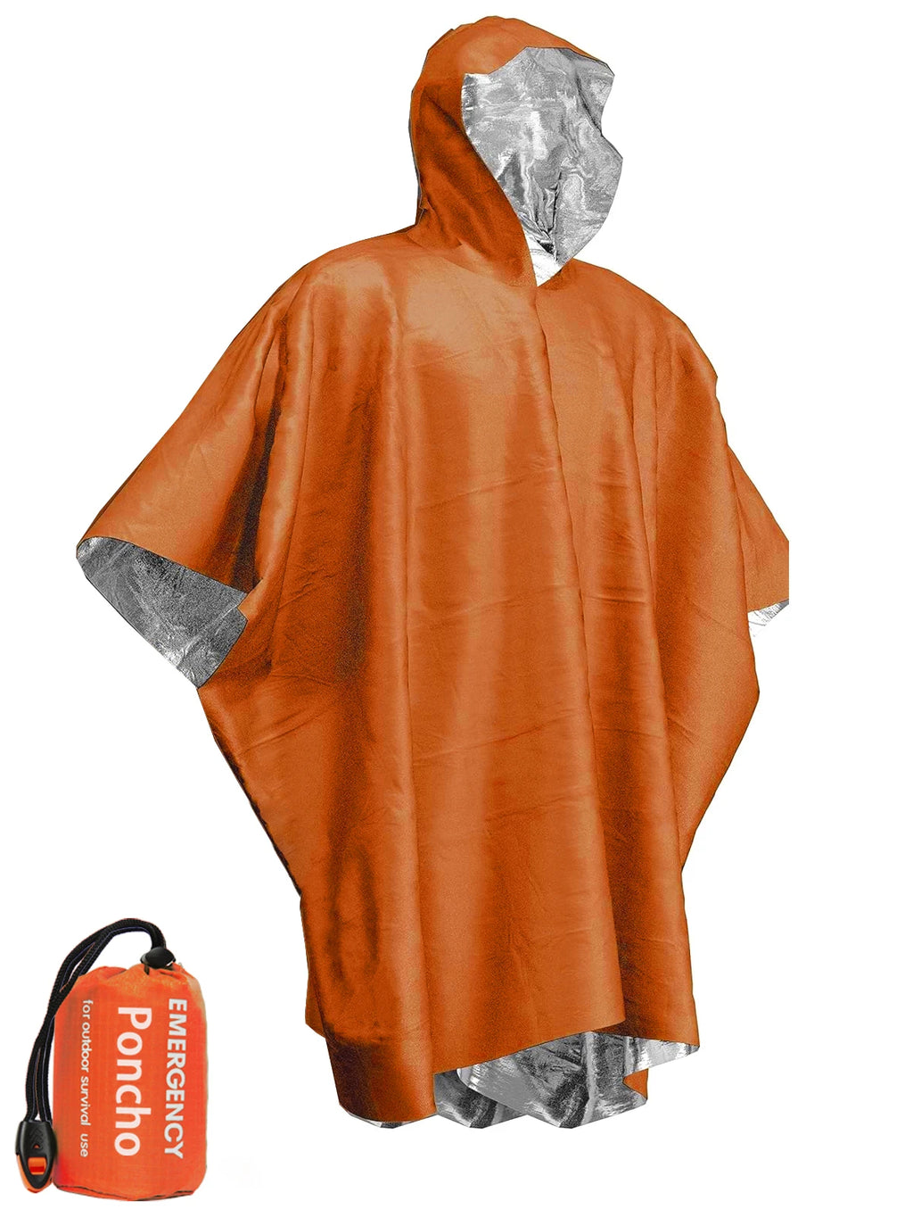 ThermoShield™ Emergency Thermal Rain Poncho