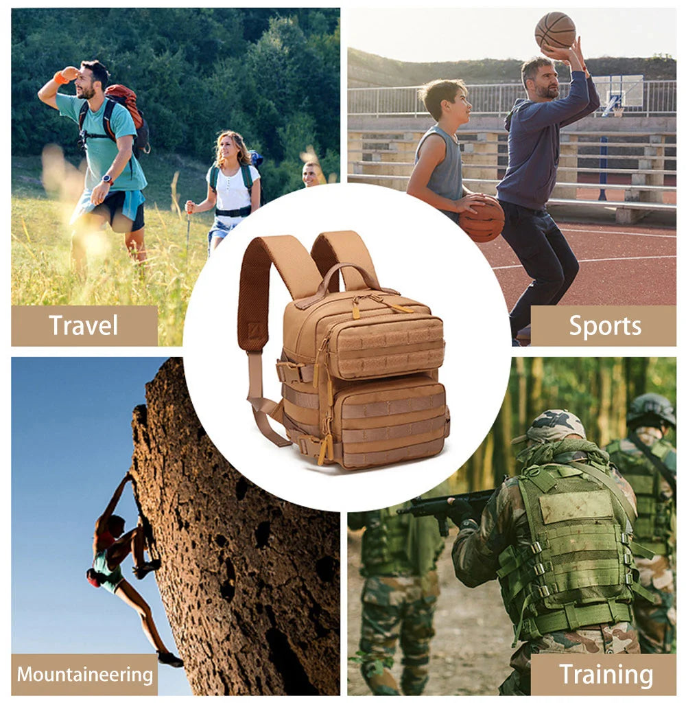 MicroRaid™ 9L Tactical EDC Pack Khaki