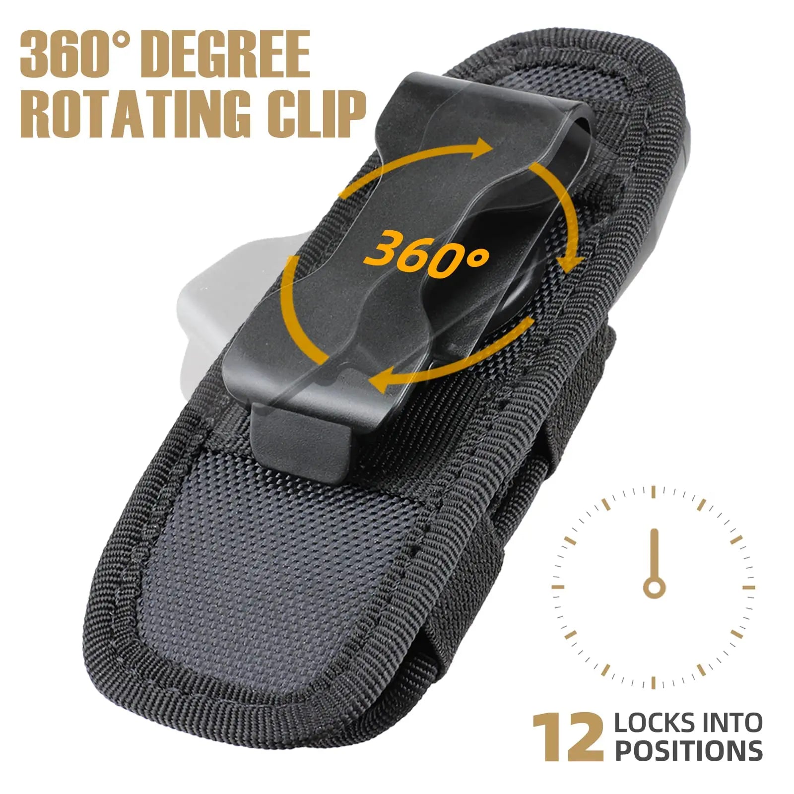 LightLock™ 360 Tactical Torch Holster
