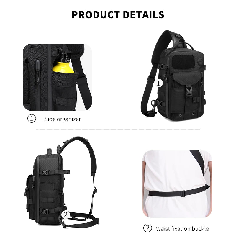OZUKO StealthGear™ Tactical Sling Pack