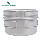 TitanVoyage™ Folding Titanium Cookware Set